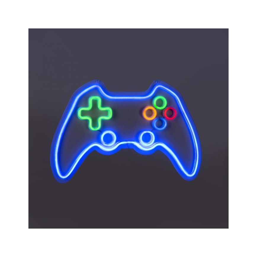 JUST LIGHT. 85022-70 - LED Neonowa dekoracja ścienna NEON 1xLED/6,5W/5V gamer