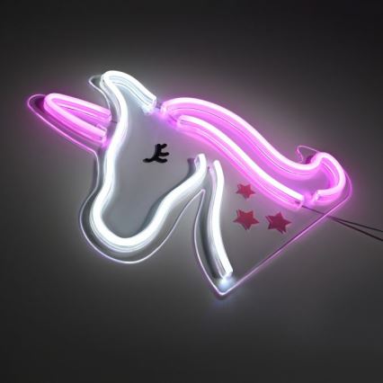 JUST LIGHT. 85025-70 - LED Neonowa dekoracja ścienna NEON LED/6,5W/5V jednorożec