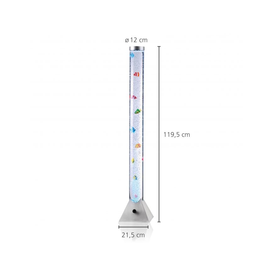 JUST LIGHT. 85106-55 - LED RGB Dekoracyjna lampa podłogowa AVA 12xLED/0,06W/230V