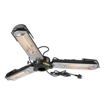 JUST LIGHT. 99513-18 - Grzejnik zewnętrzny GLOW 3x650W/1300W/2000W/230V IP34
