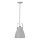 JUST LIGHT. L11160-16 - Żyrandol na lince EVA 1xE27/60W/230V śr. 26,5 szare
