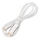 Kabel USB USB-A / USB-C złącze z LED podświeceniem 18W 1m biały