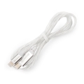 Kabel USB USB-C / Lightning złącze z LED podświeceniem 27W 1m biały