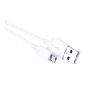 Kabel USB Złącze USB 2.0 A / złącze micro USB B białe