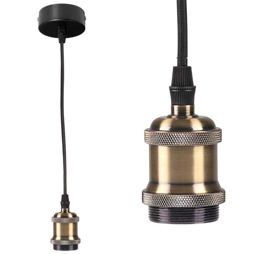 Kabel zasilający 1xE27/20W/230V 100cm