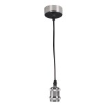 Kabel zasilający 1xE27/20W/230V chrom błyszczący