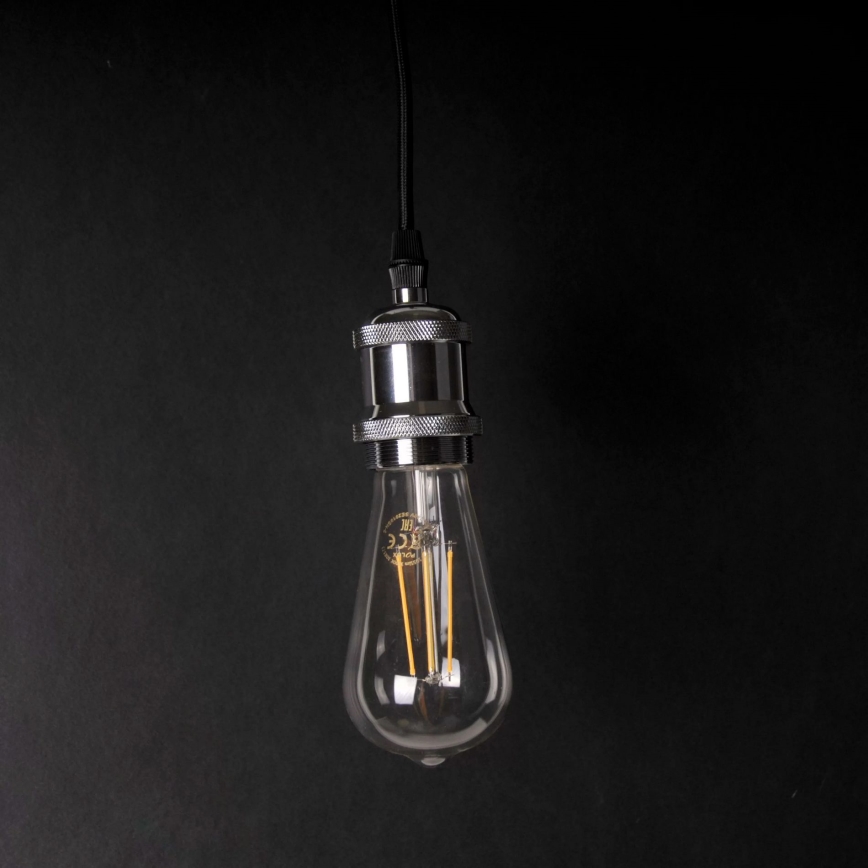 Kabel zasilający 1xE27/20W/230V chrom błyszczący