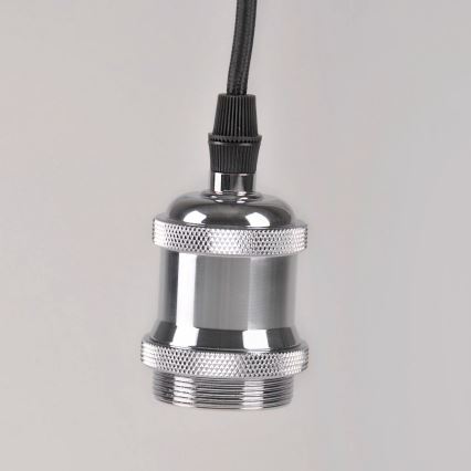 Kabel zasilający 1xE27/20W/230V chrom błyszczący