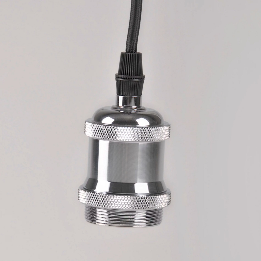 Kabel zasilający 1xE27/20W/230V chrom błyszczący