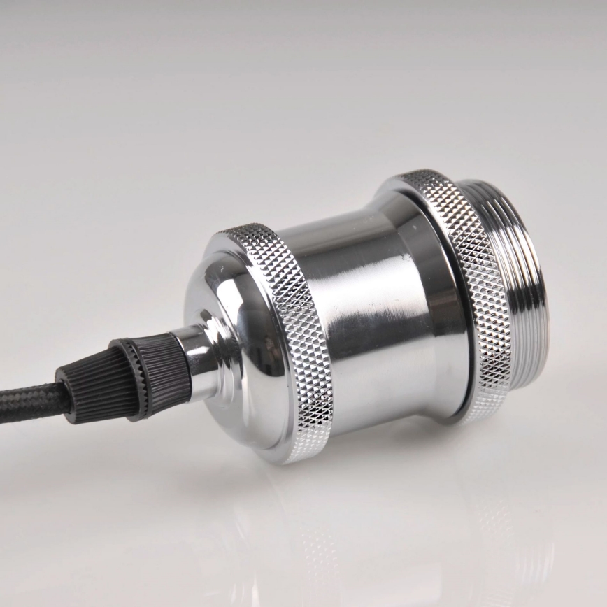 Kabel zasilający 1xE27/20W/230V chrom błyszczący