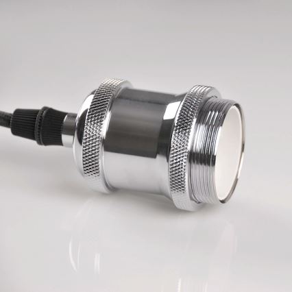 Kabel zasilający 1xE27/20W/230V chrom błyszczący