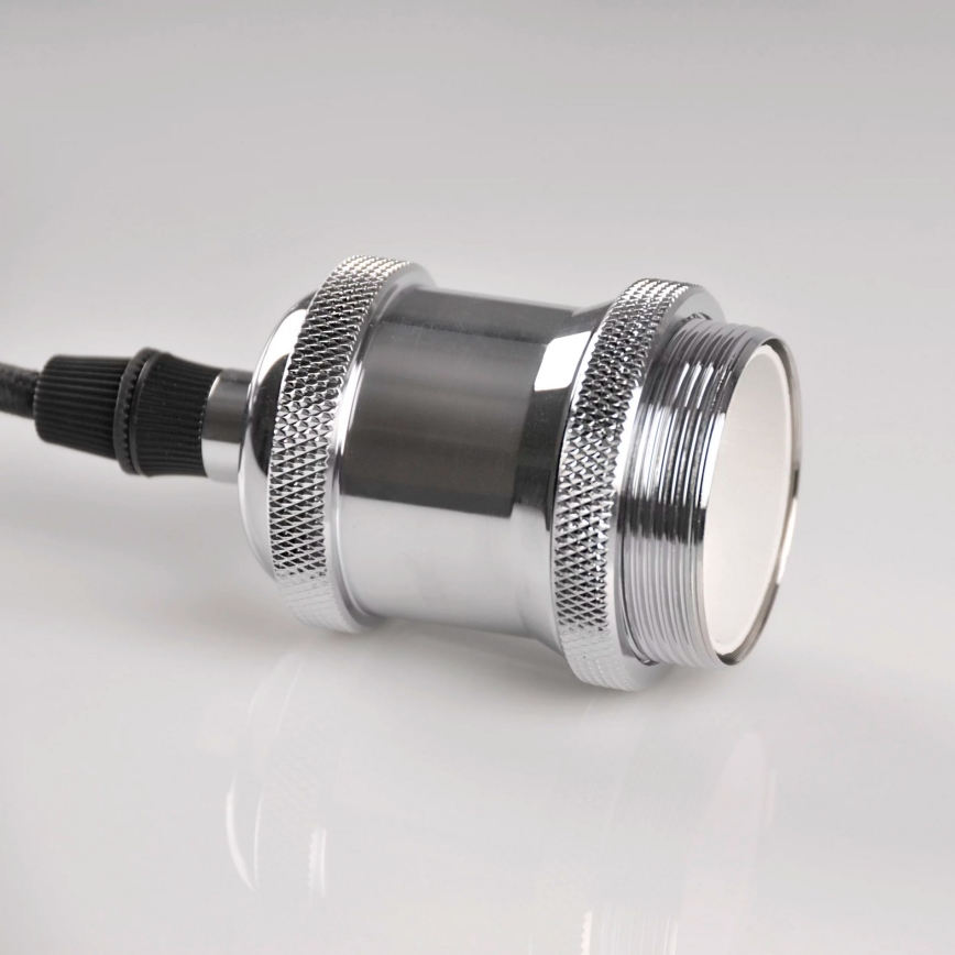 Kabel zasilający 1xE27/20W/230V chrom błyszczący
