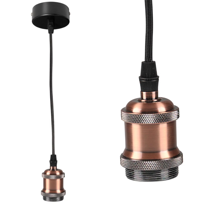 Kabel zasilający 1xE27/20W/230V miedzianny