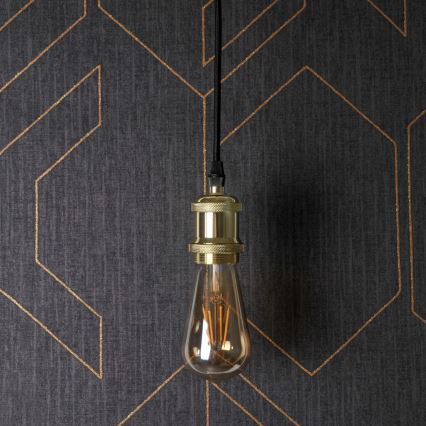 Kabel zasilający 1xE27/20W/230V złoty