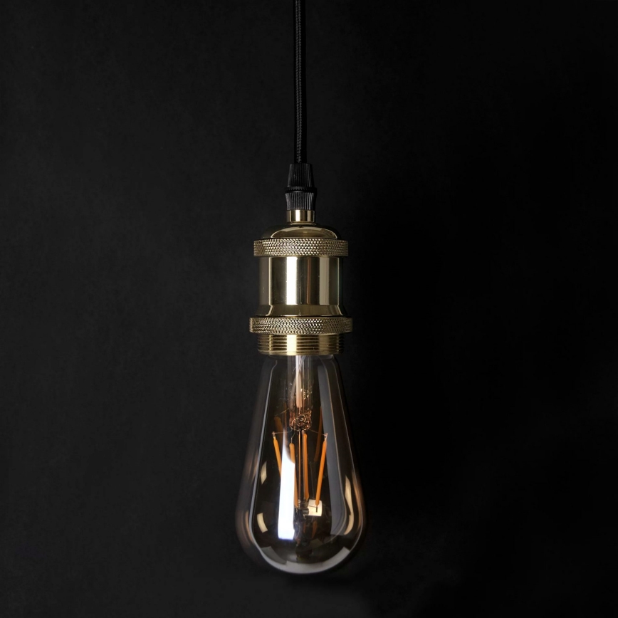Kabel zasilający 1xE27/20W/230V złoty