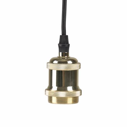 Kabel zasilający 1xE27/20W/230V złoty