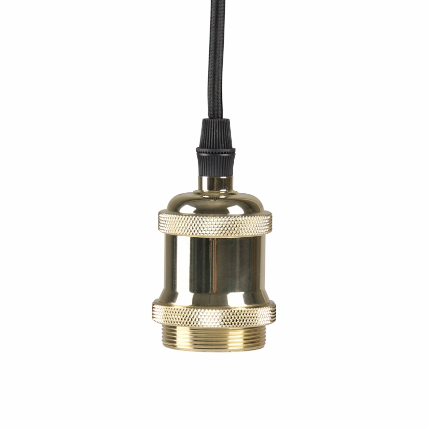 Kabel zasilający 1xE27/20W/230V złoty