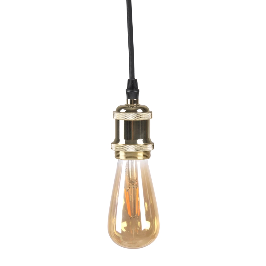 Kabel zasilający 1xE27/20W/230V złoty