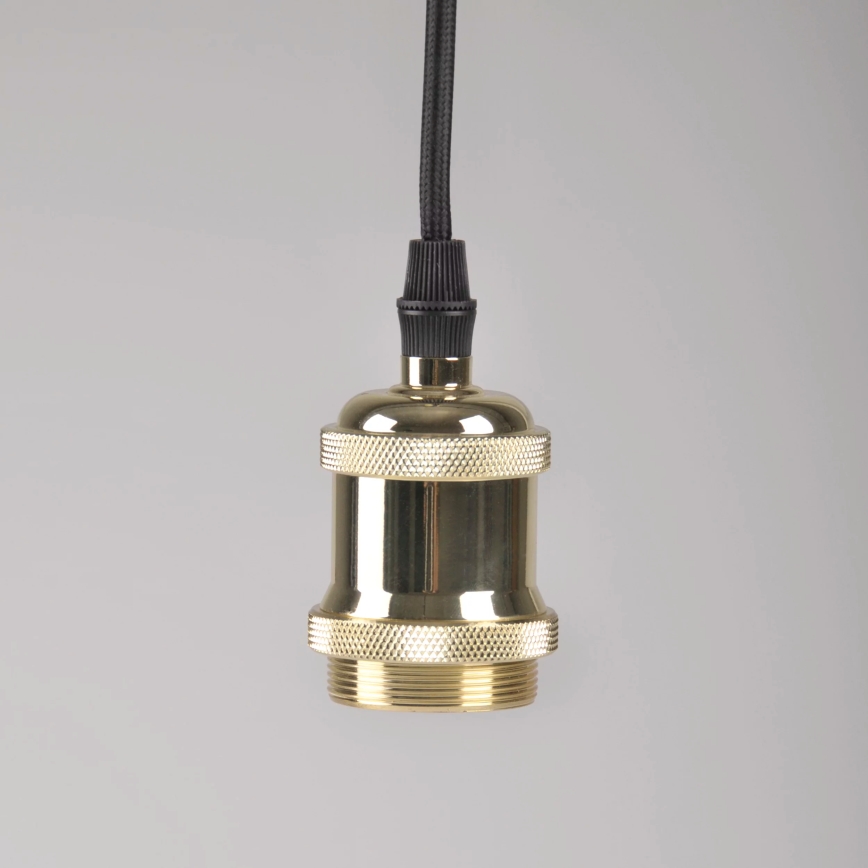 Kabel zasilający 1xE27/20W/230V złoty