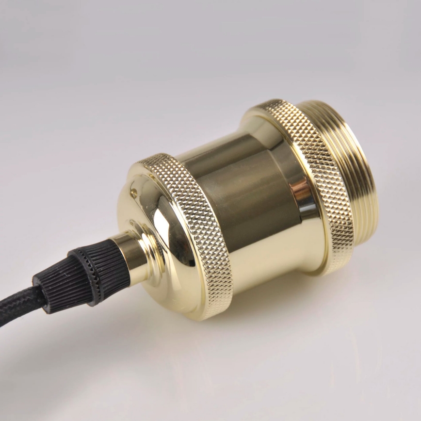 Kabel zasilający 1xE27/20W/230V złoty