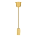 Kabel zasilający 1xE27/60W/230V beton/beżowy