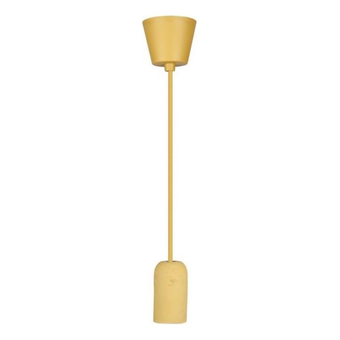 Kabel zasilający 1xE27/60W/230V beton/beżowy
