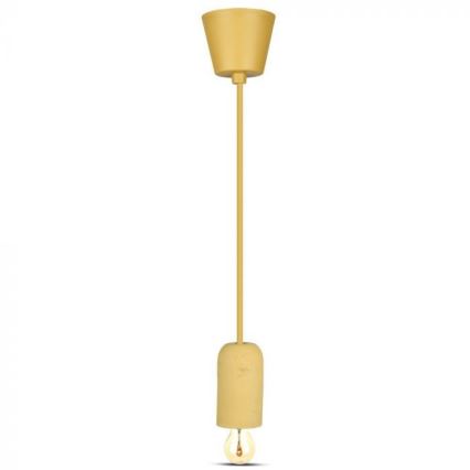 Kabel zasilający 1xE27/60W/230V beton/beżowy