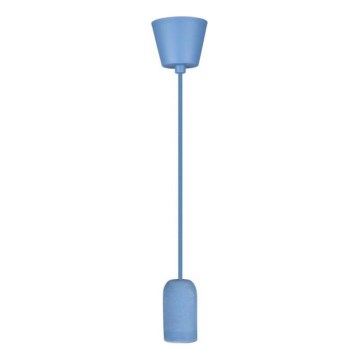 Kabel zasilający 1xE27/60W/230V beton/niebieski