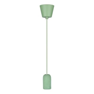 Kabel zasilający 1xE27/60W/230V beton/zielony