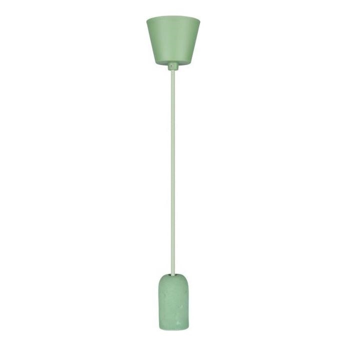 Kabel zasilający 1xE27/60W/230V beton/zielony