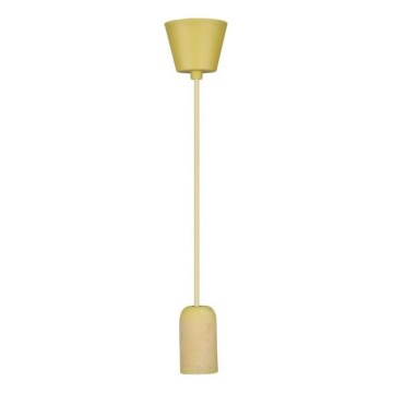 Kabel zasilający 1xE27/60W/230V beton/żółty