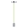 Kabel zasilający 1xE27/60W/230V zielony/chrom błyszczący