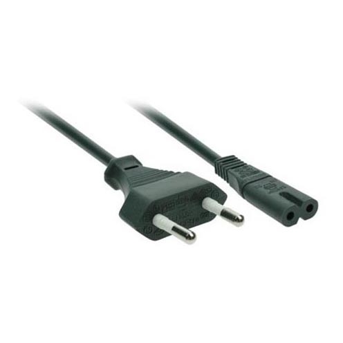 Kabel zasilający do AV urządzenia 230V/2,5A, 2-pin