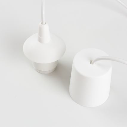 Kabel zasilający EDI 1x E27/60W/230V 90 cm biały