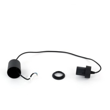 Kabel zasilający EDI 1x E27/60W/230V 90 cm czarny