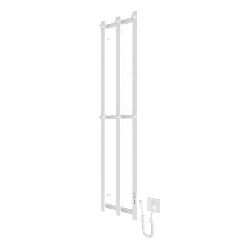 Kaloryfer łazienkowy HF SLIM 110W/230V 117x25 cm biały kątowy