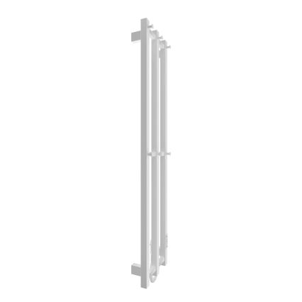 Kaloryfer łazienkowy HF SLIM 110W/230V 117x25 cm biały kątowy