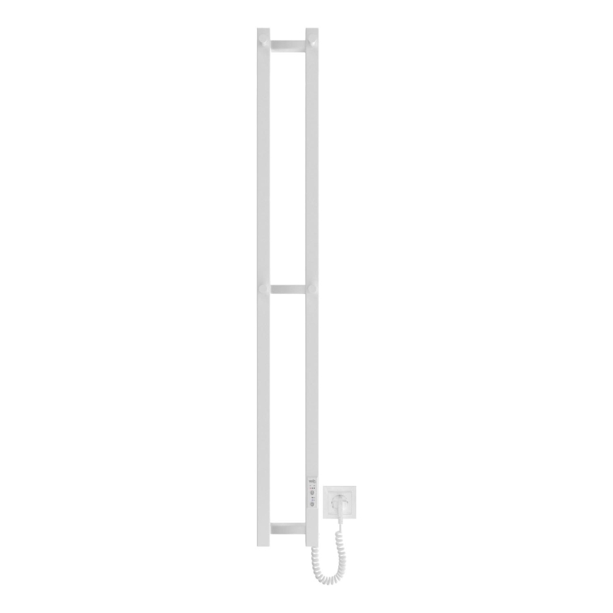 Kaloryfer łazienkowy HF SLIM 80W/230V 117x14 cm biały kątowy