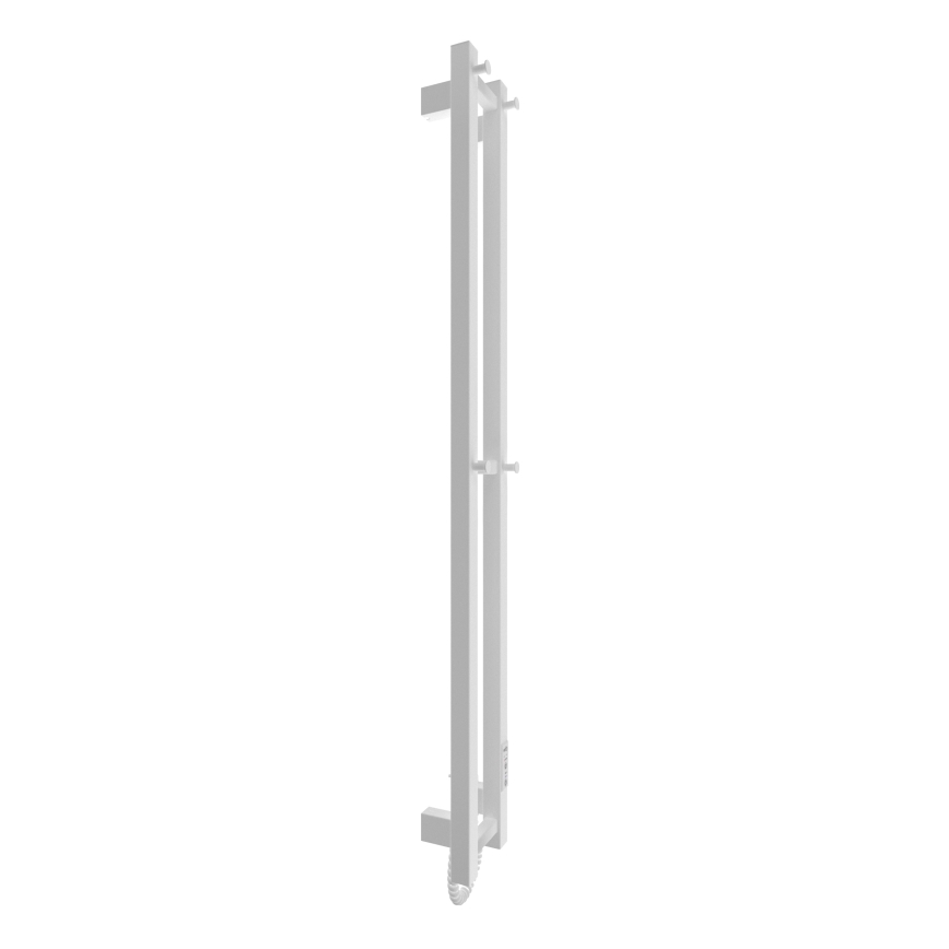 Kaloryfer łazienkowy HF SLIM 80W/230V 117x14 cm biały kątowy