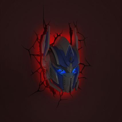 Kanlux 15179 - Lampa dziecięca Kinkiet 3D OPTIMUS PRIME LED/3xAA