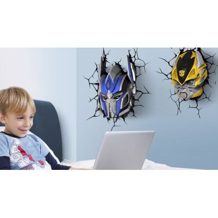 Kanlux 15179 - Lampa dziecięca Kinkiet 3D OPTIMUS PRIME LED/3xAA