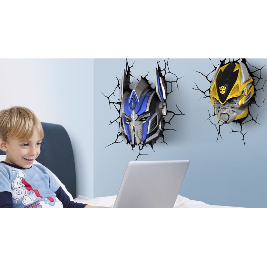 Kanlux 15179 - Lampa dziecięca Kinkiet 3D OPTIMUS PRIME LED/3xAA