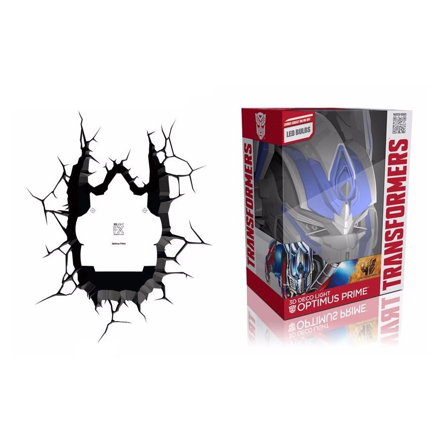 Kanlux 15179 - Lampa dziecięca Kinkiet 3D OPTIMUS PRIME LED/3xAA