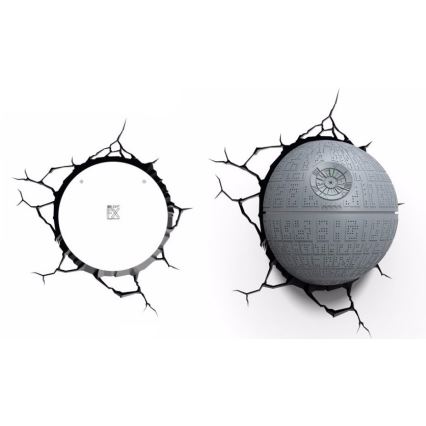 Kanlux 15216 - Reflektor punktowy Kinkiet 3D STAR WARS DEATH STAR LED/3xAA