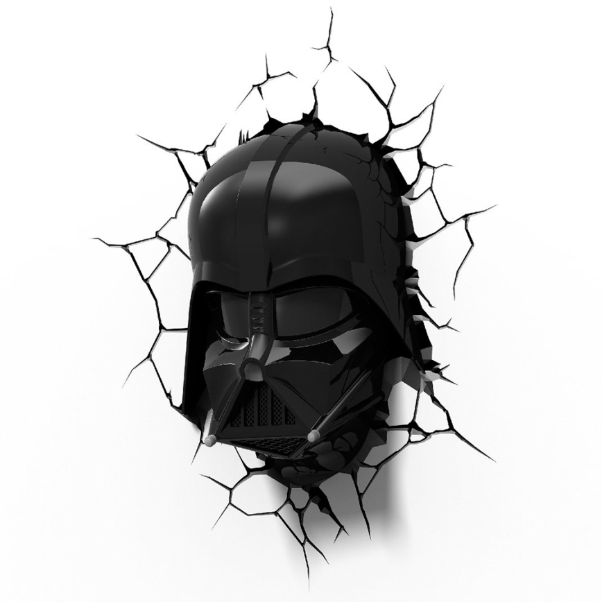 Kanlux 15219 - Lampa dziecięca Kinkiet 3D STAR WARS DARTH VADER LED/3xAA