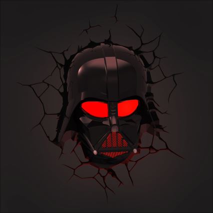 Kanlux 15219 - Lampa dziecięca Kinkiet 3D STAR WARS DARTH VADER LED/3xAA