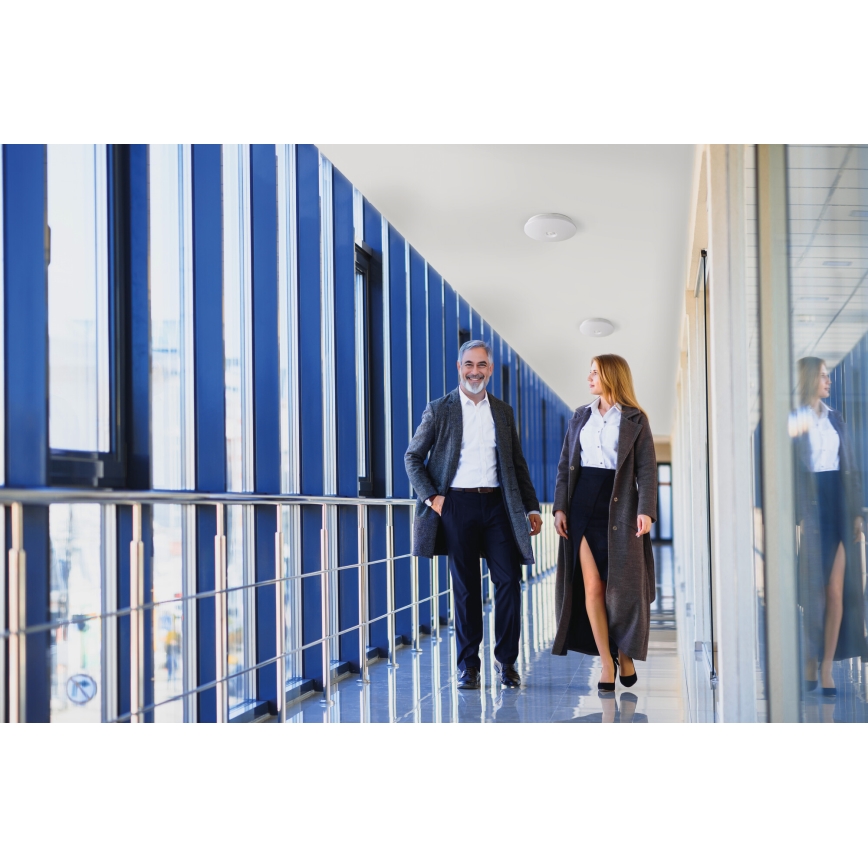 Oprawa sufitowa LED z czujnikiem ruchu i zmierzchu FOGLER LED/24W/230V śr. 38 cm