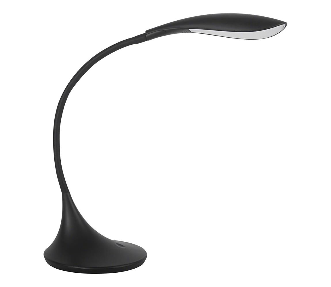 22343- LED Ściemnialna elastyczna lampa stołowa FRANCO LED/6,8W/230V czarna