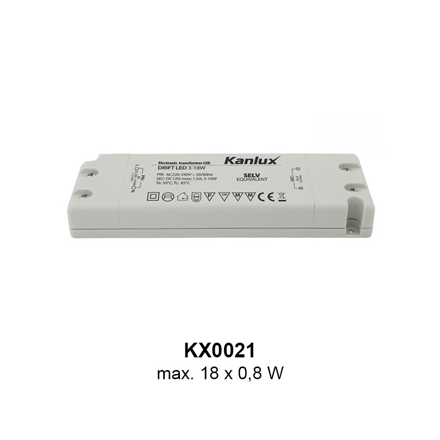 Kanlux 23100 - LED oprawa orientacyjna SOLA 1xLED/0,8W/12V