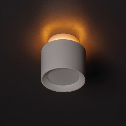 Oprawa punktowa LED SONOR LED/6W/230V 3000/4000/5700K + LED/1,5W 2200K śr. 9 cm biała